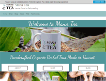 Tablet Screenshot of manateainc.com